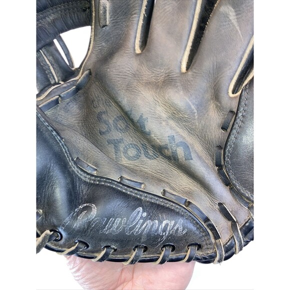 Rawlings RSG6 Edge-U-Cated Heel Leather Softball Baseball Glove 12" RHT - Picture 5 of 7